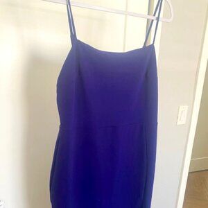 Navy Blue midi dress - Express size Large